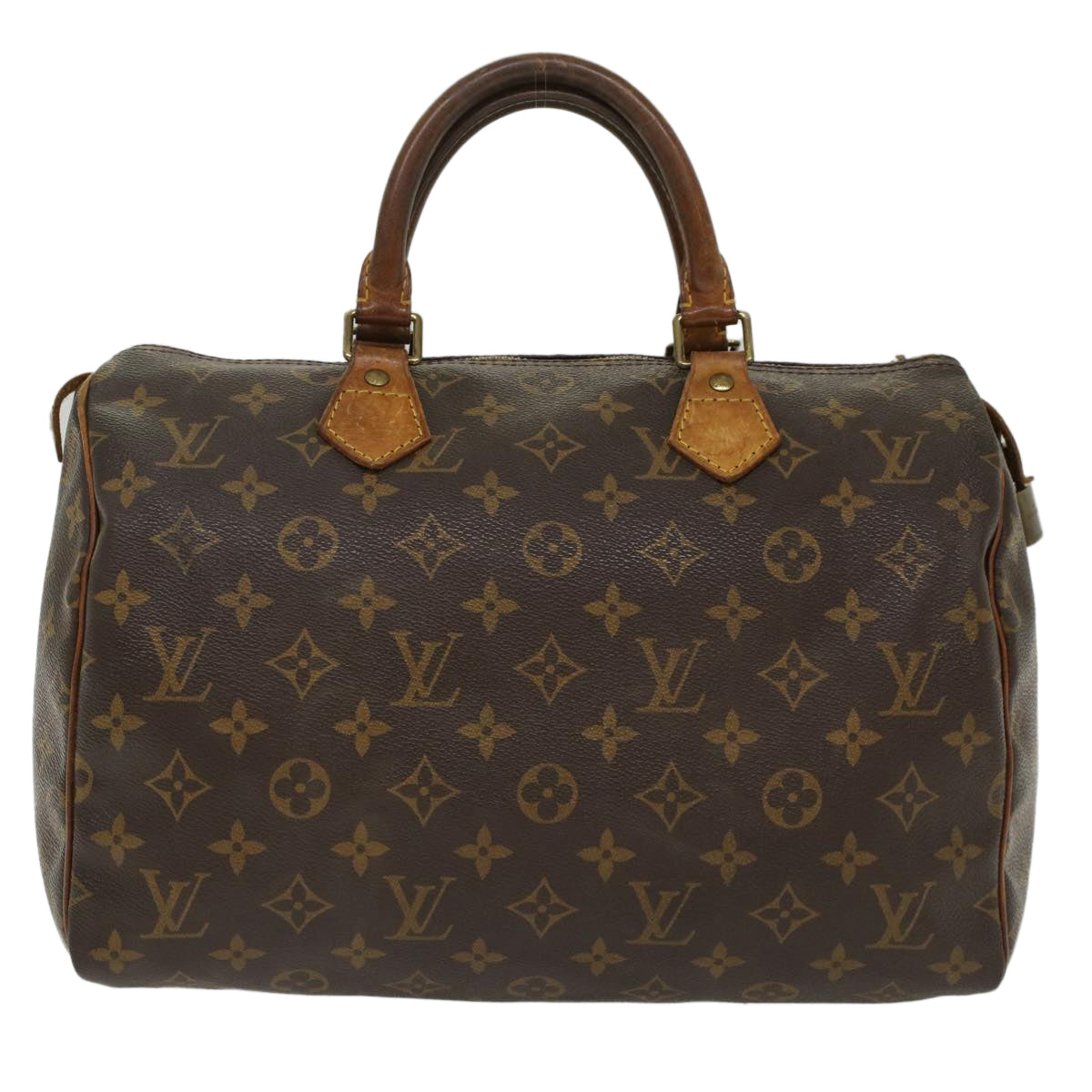 LOUIS VUITTON Monogram Speedy 30 Hand Bag M41526 LV Auth bs7293