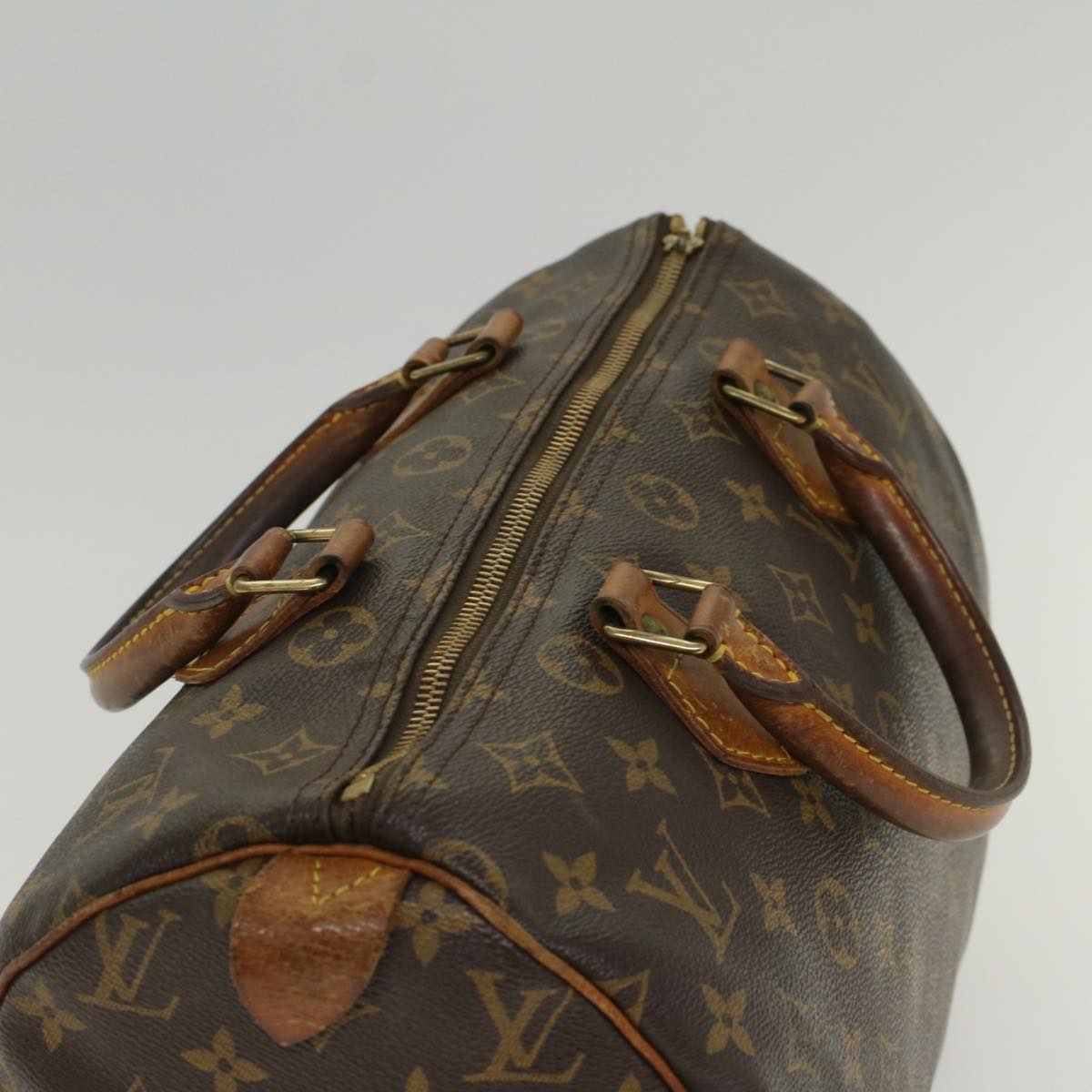 LOUIS VUITTON Monogram Speedy 30 Hand Bag M41526 LV Auth bs7293