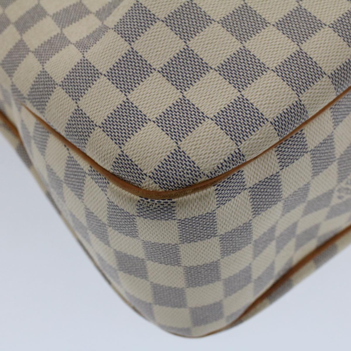 LOUIS VUITTON Damier Azur Siracusa MM Shoulder Bag N41112 LV Auth bs7329