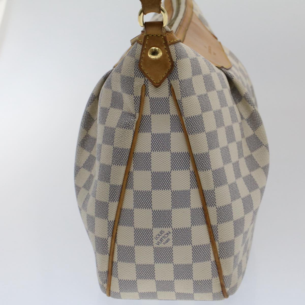 LOUIS VUITTON Damier Azur Siracusa MM Shoulder Bag N41112 LV Auth bs7329