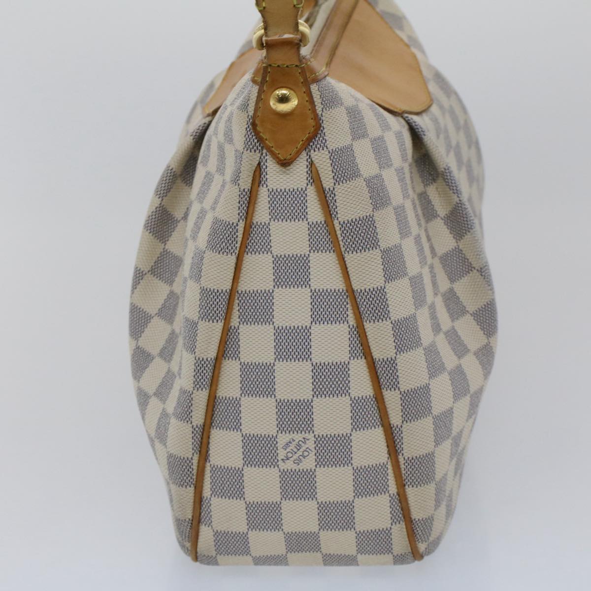 LOUIS VUITTON Damier Azur Siracusa MM Shoulder Bag N41112 LV Auth bs7329