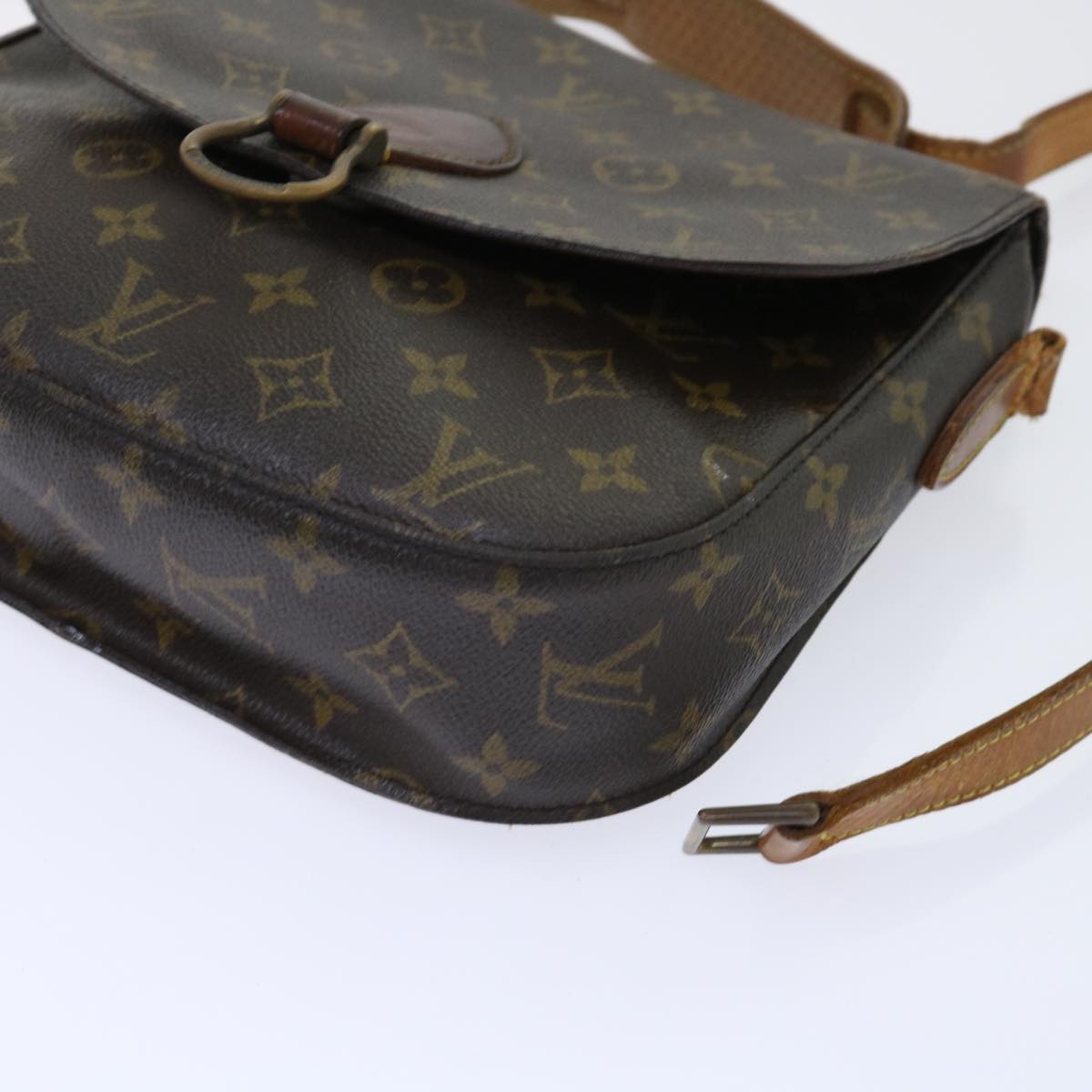 LOUIS VUITTON Monogram Saint Cloud GM Shoulder Bag M51242 LV Auth bs7332