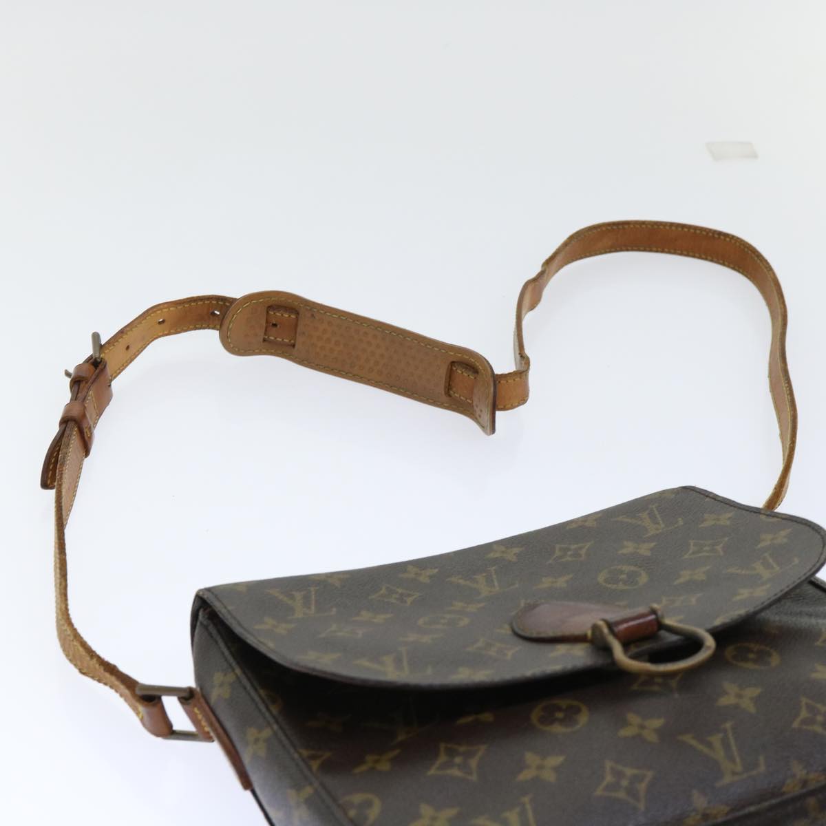 LOUIS VUITTON Monogram Saint Cloud GM Shoulder Bag M51242 LV Auth bs7332