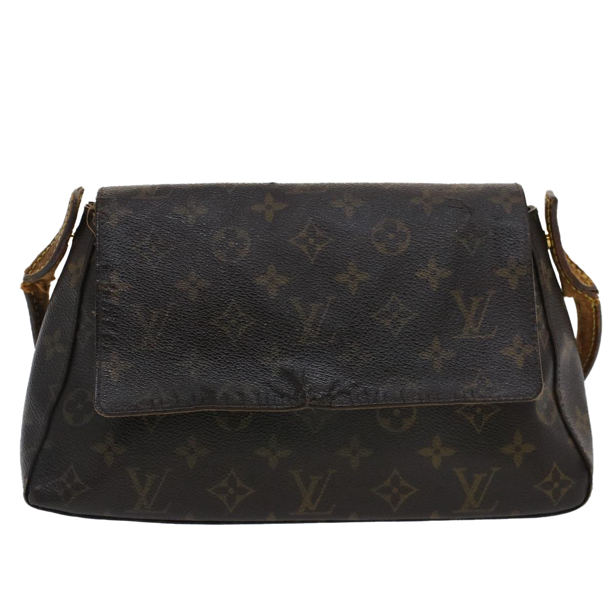 LOUIS VUITTON Monogram Mini Looping Shoulder Bag M51147 LV Auth bs7334