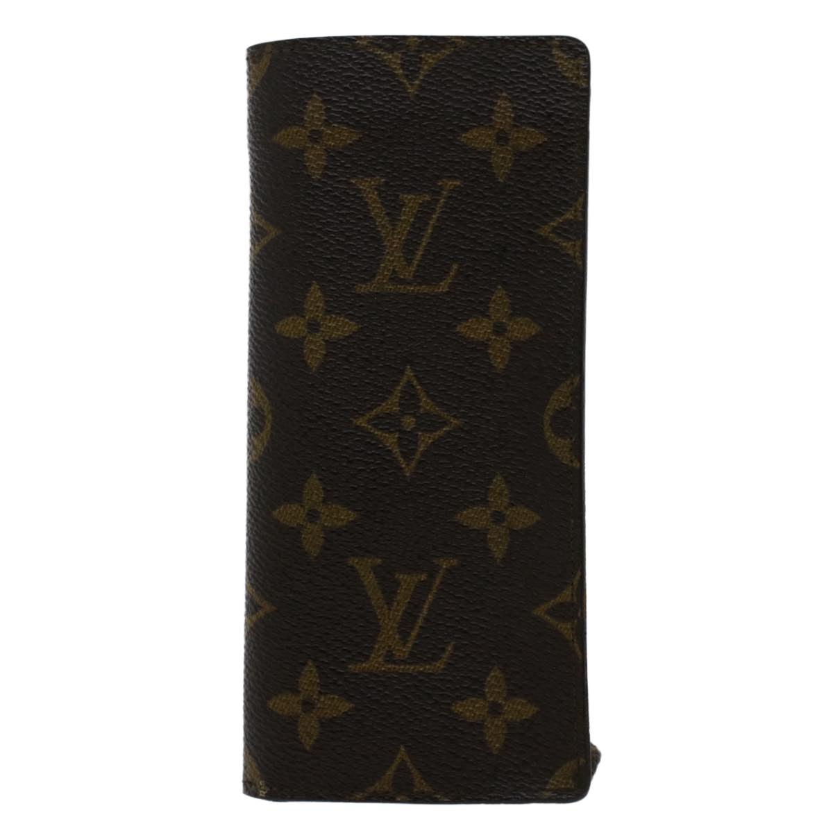 LOUIS VUITTON Monogram Etui Lunette Simple Glasses Case M62962 LV Auth bs7362