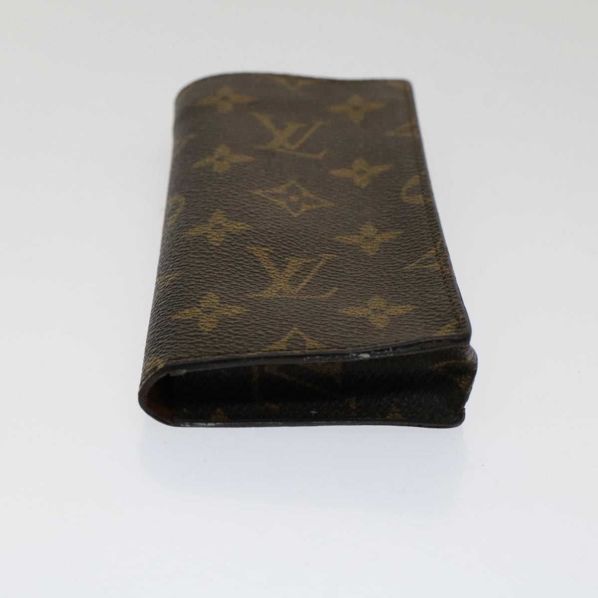 LOUIS VUITTON Monogram Etui Lunette Simple Glasses Case M62962 LV Auth bs7362