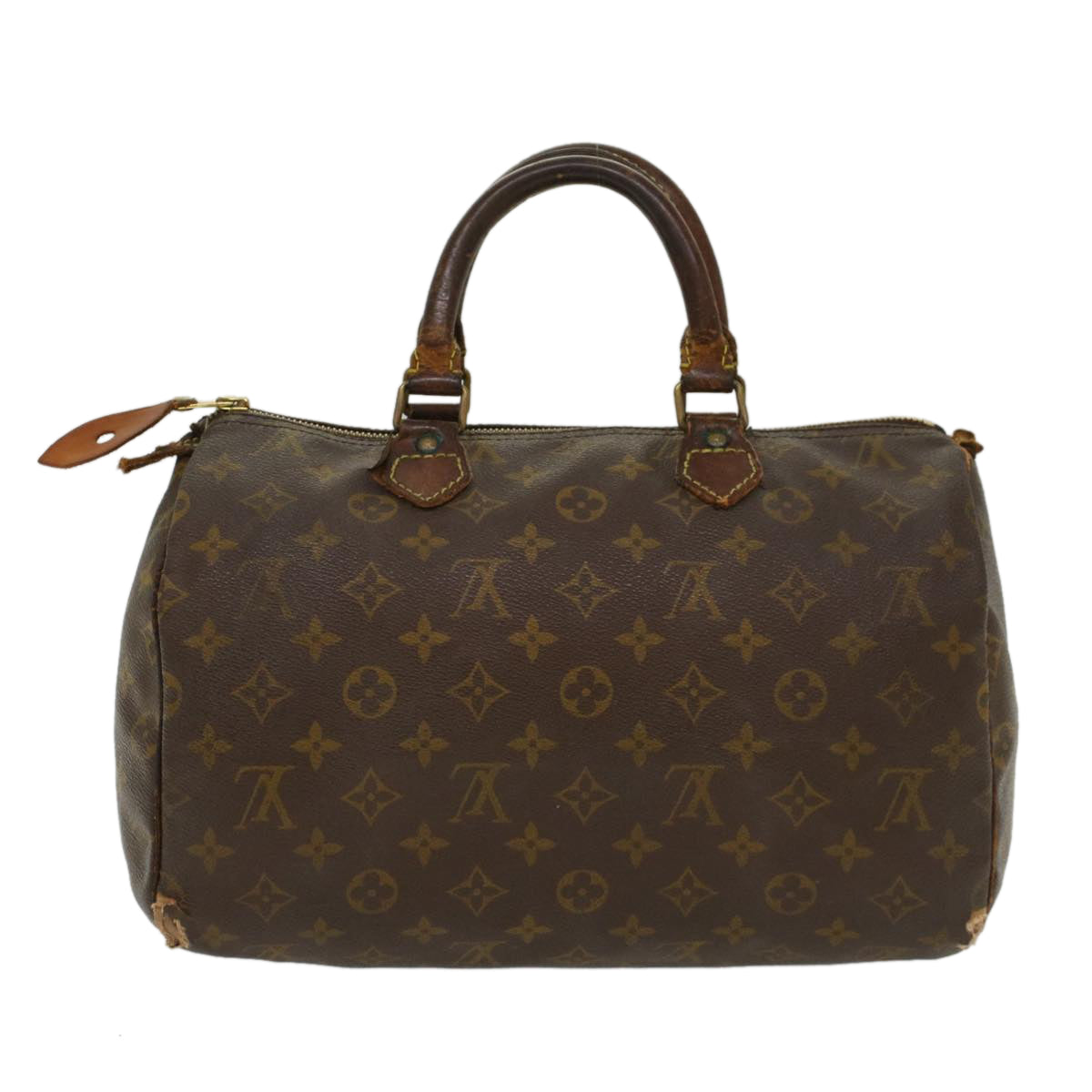 LOUIS VUITTON Monogram Speedy 30 Hand Bag M41526 LV Auth bs7397