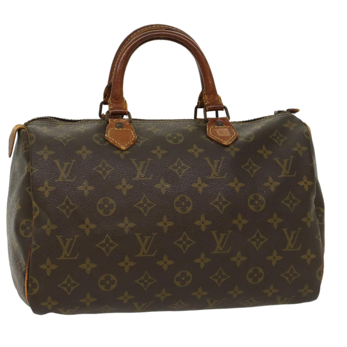 LOUIS VUITTON Monogram Speedy 30 Hand Bag M41526 LV Auth bs7398