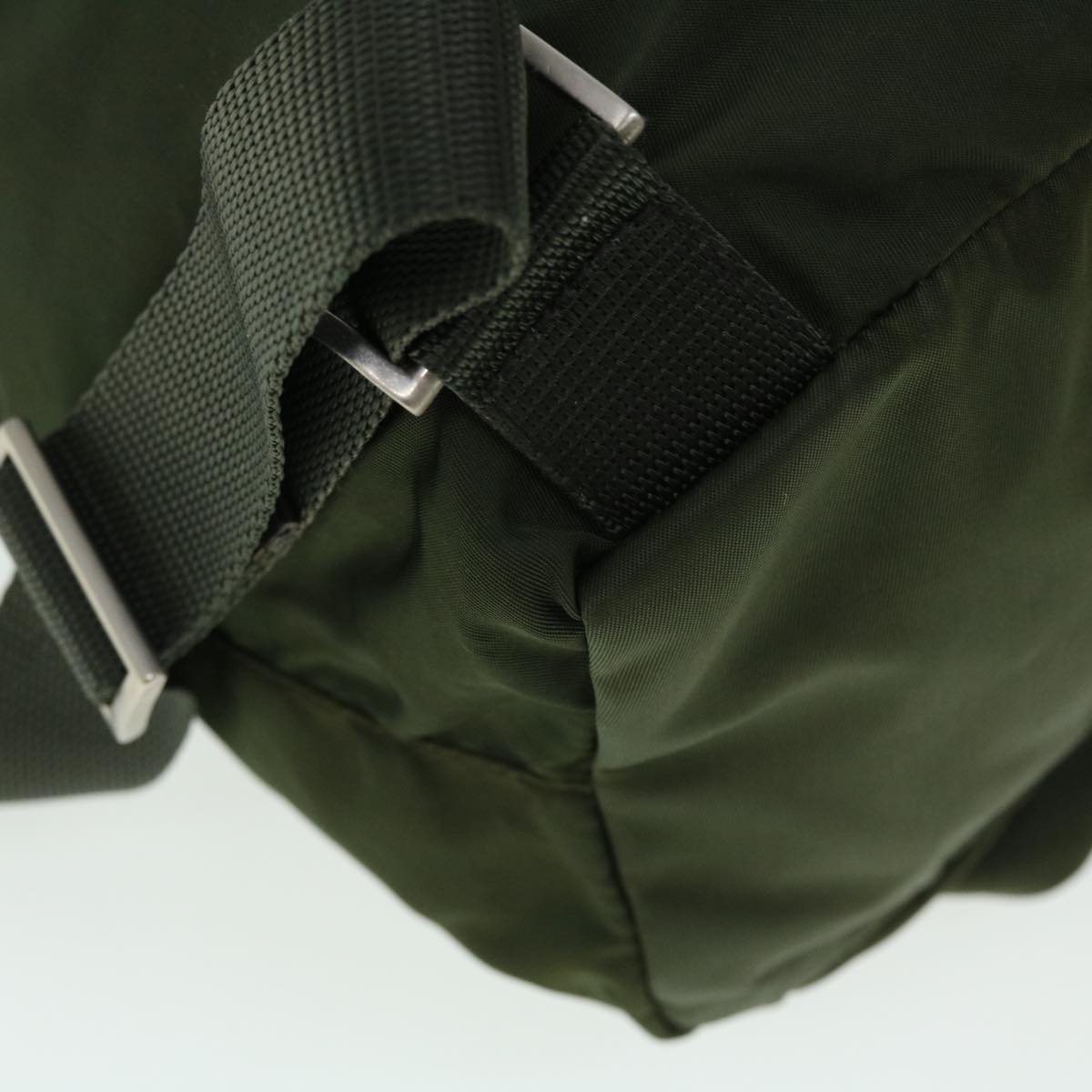 PRADA Backpack Nylon Khaki Auth bs7430
