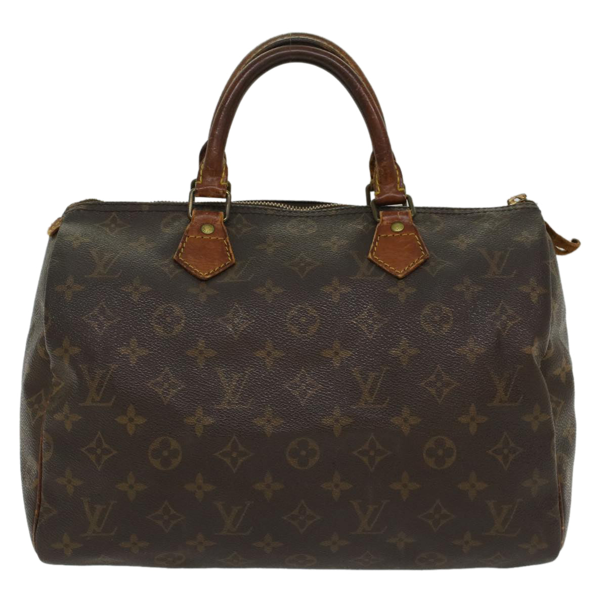 LOUIS VUITTON Monogram Speedy 30 Hand Bag M41526 LV Auth bs7435