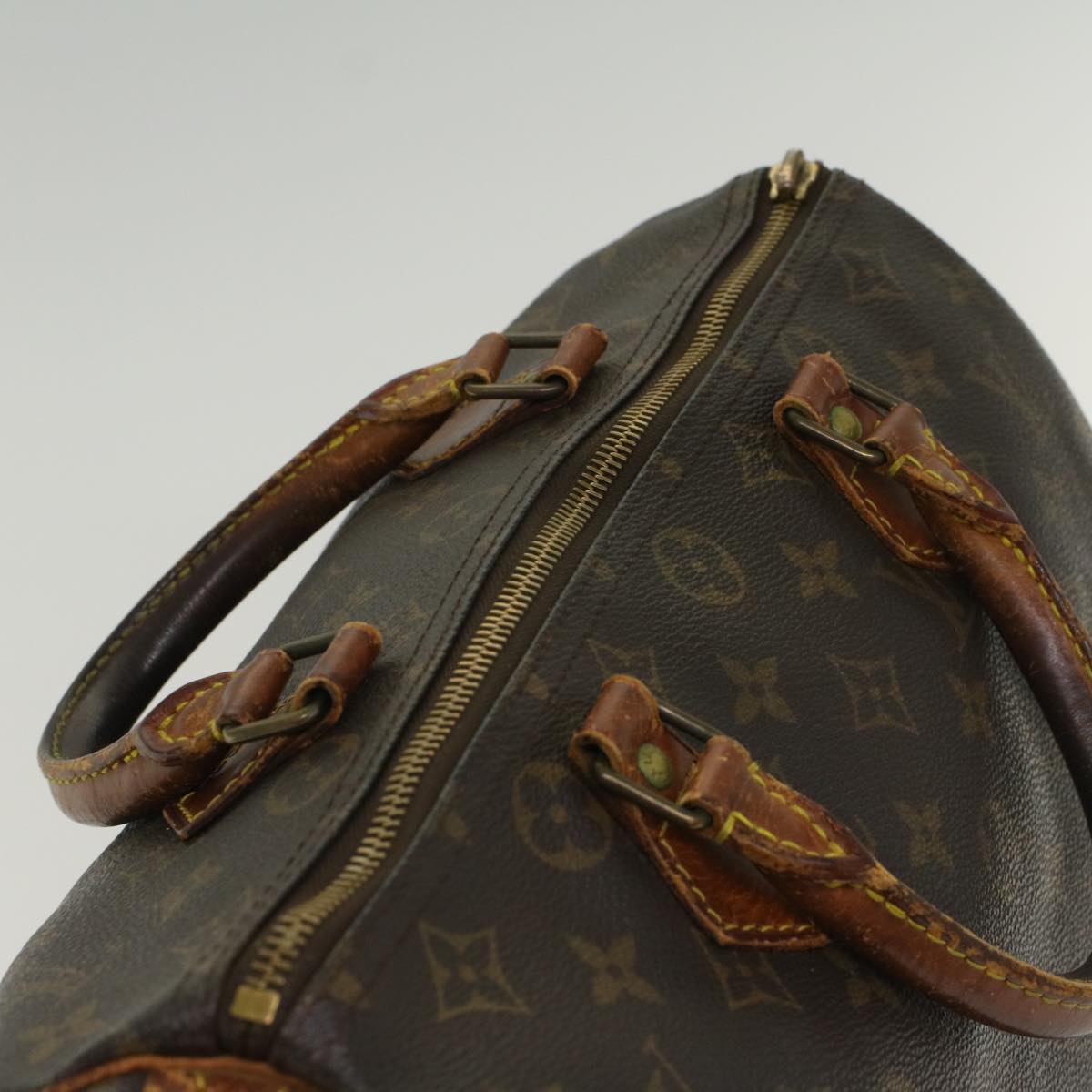 LOUIS VUITTON Monogram Speedy 30 Hand Bag M41526 LV Auth bs7435