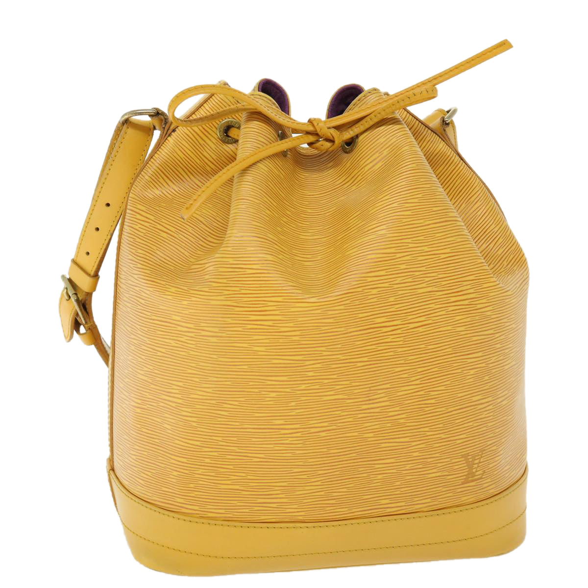 LOUIS VUITTON Epi Noe Shoulder Bag Tassili Yellow M44009 LV Auth bs7453