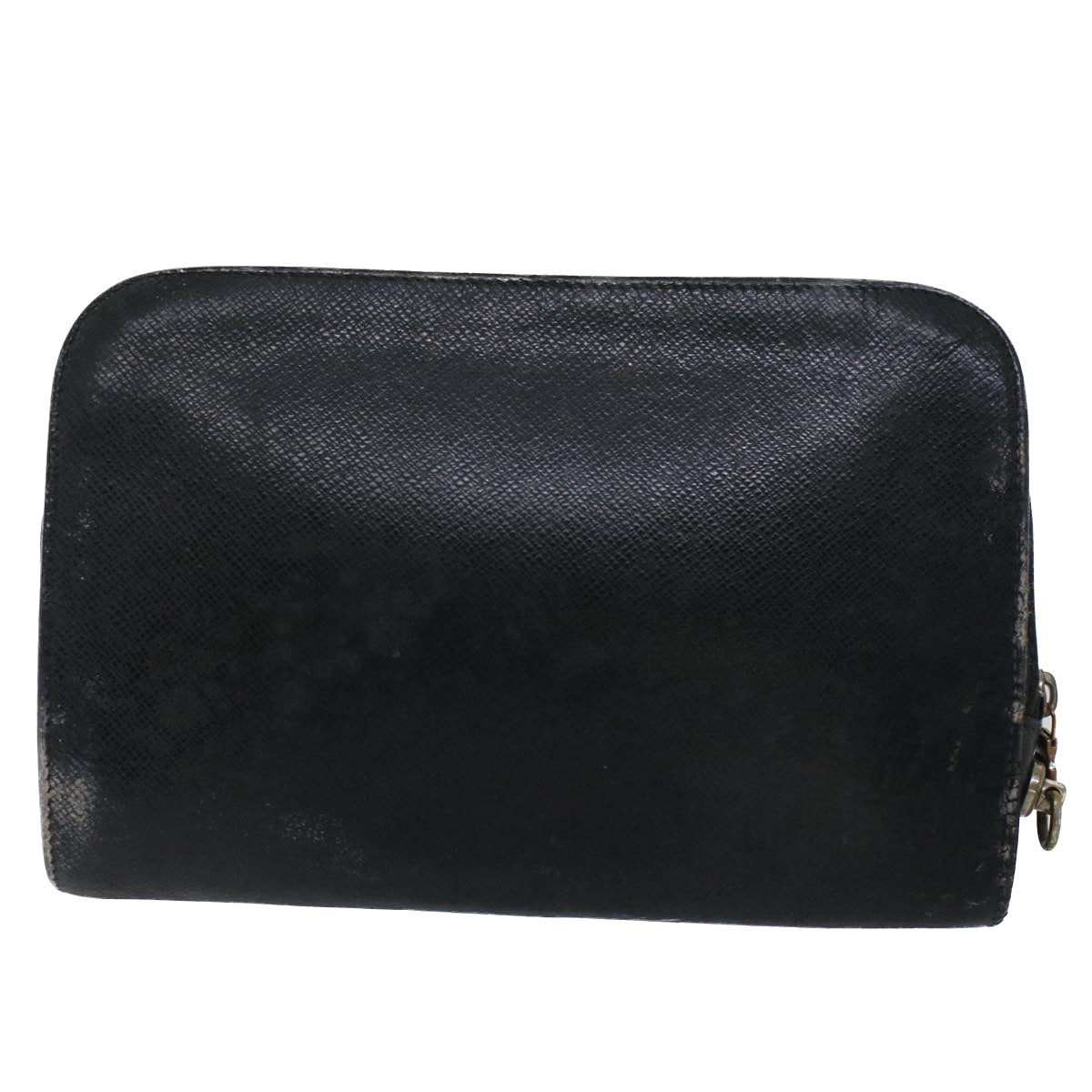 LOUIS VUITTON Taiga Leather Clutch Bag Wallet 4Set Black Brown LV Auth bs7463 - 0