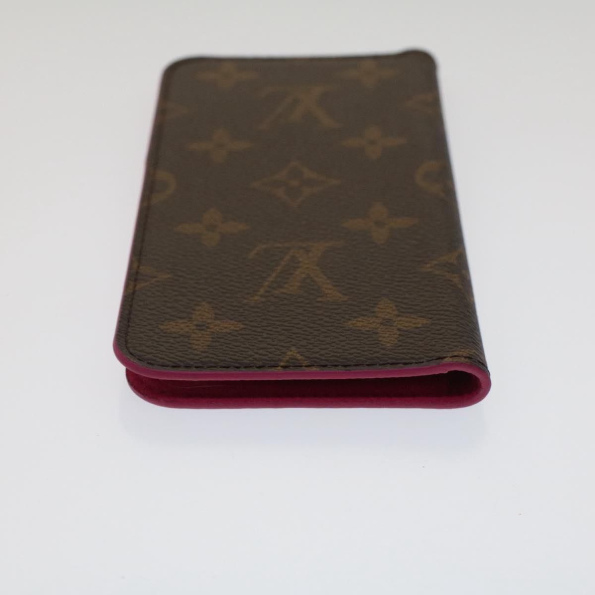 LOUIS VUITTON Monogram iPhone Case X Pink M63444 LV Auth bs7467