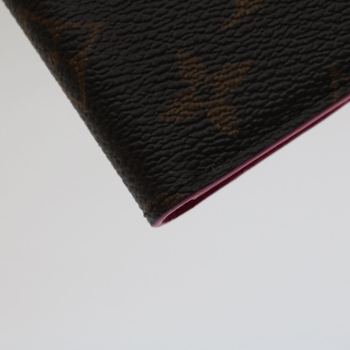 LOUIS VUITTON Monogram iPhone Case X Pink M63444 LV Auth bs7467