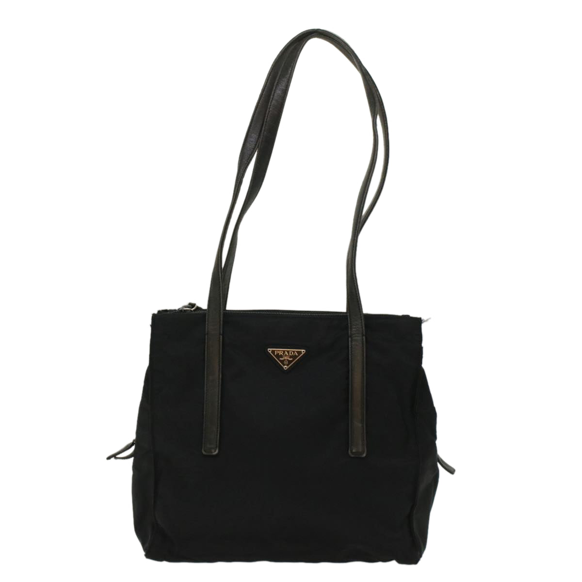 PRADA Shoulder Bag Nylon Black Auth bs7492 - 0