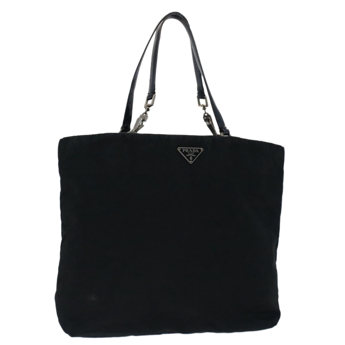 PRADA Hand Bag Nylon Black Auth bs7493