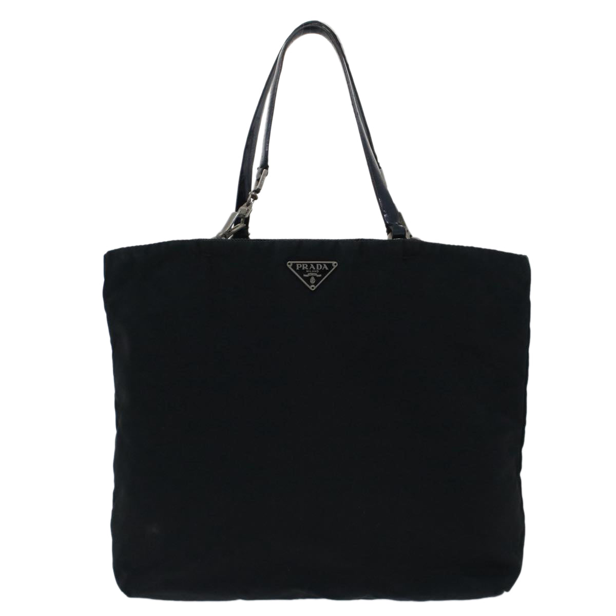 PRADA Hand Bag Nylon Black Auth bs7493