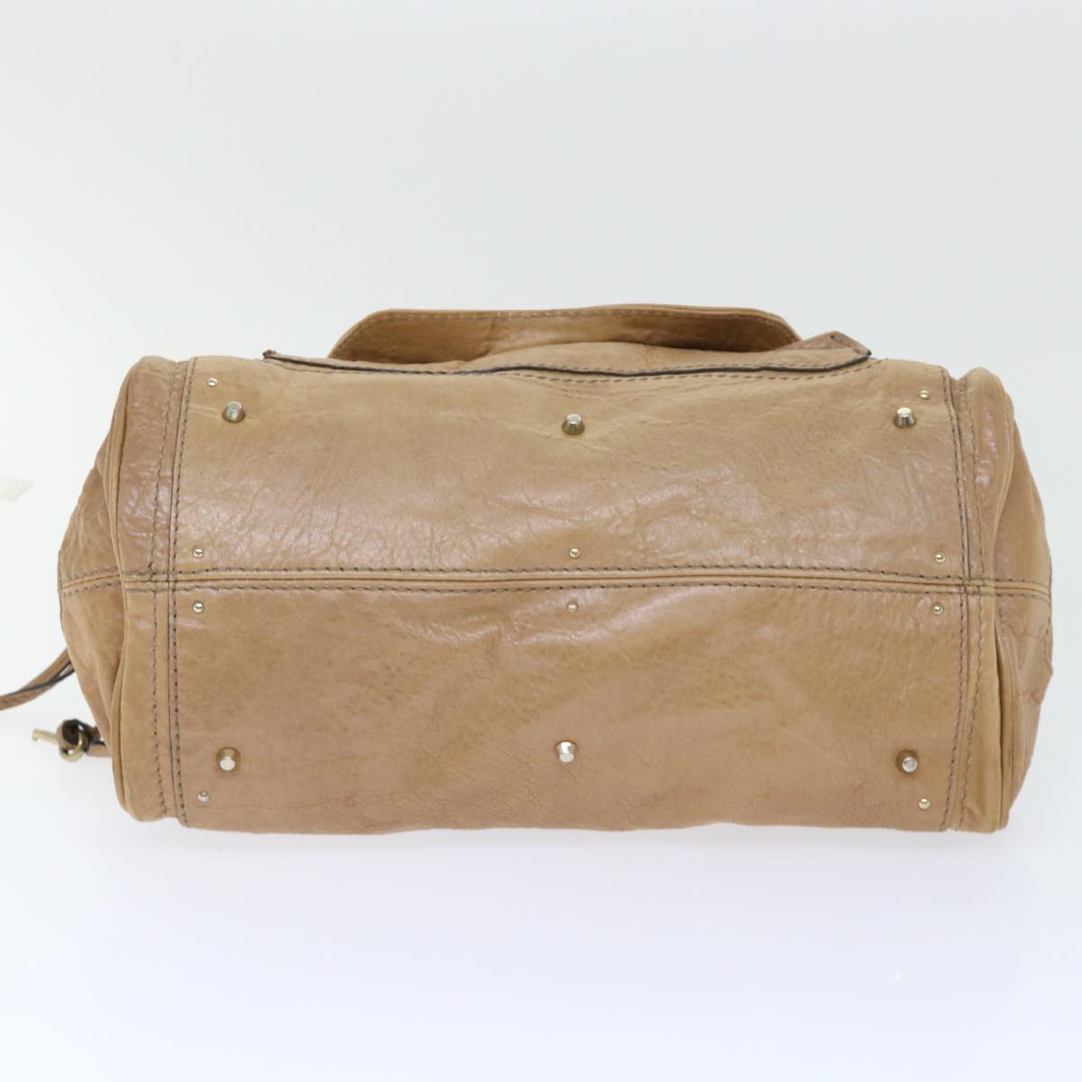 Chloe Paddington Hand Bag Leather Brown 04-07-532 Auth bs7515