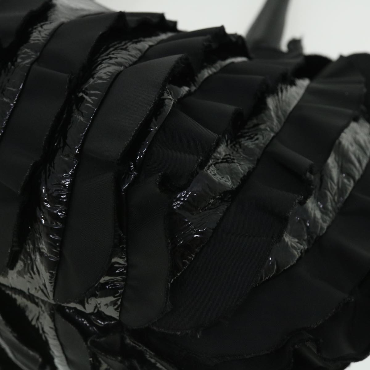 PRADA Shoulder Bag Nylon Black Auth bs7559