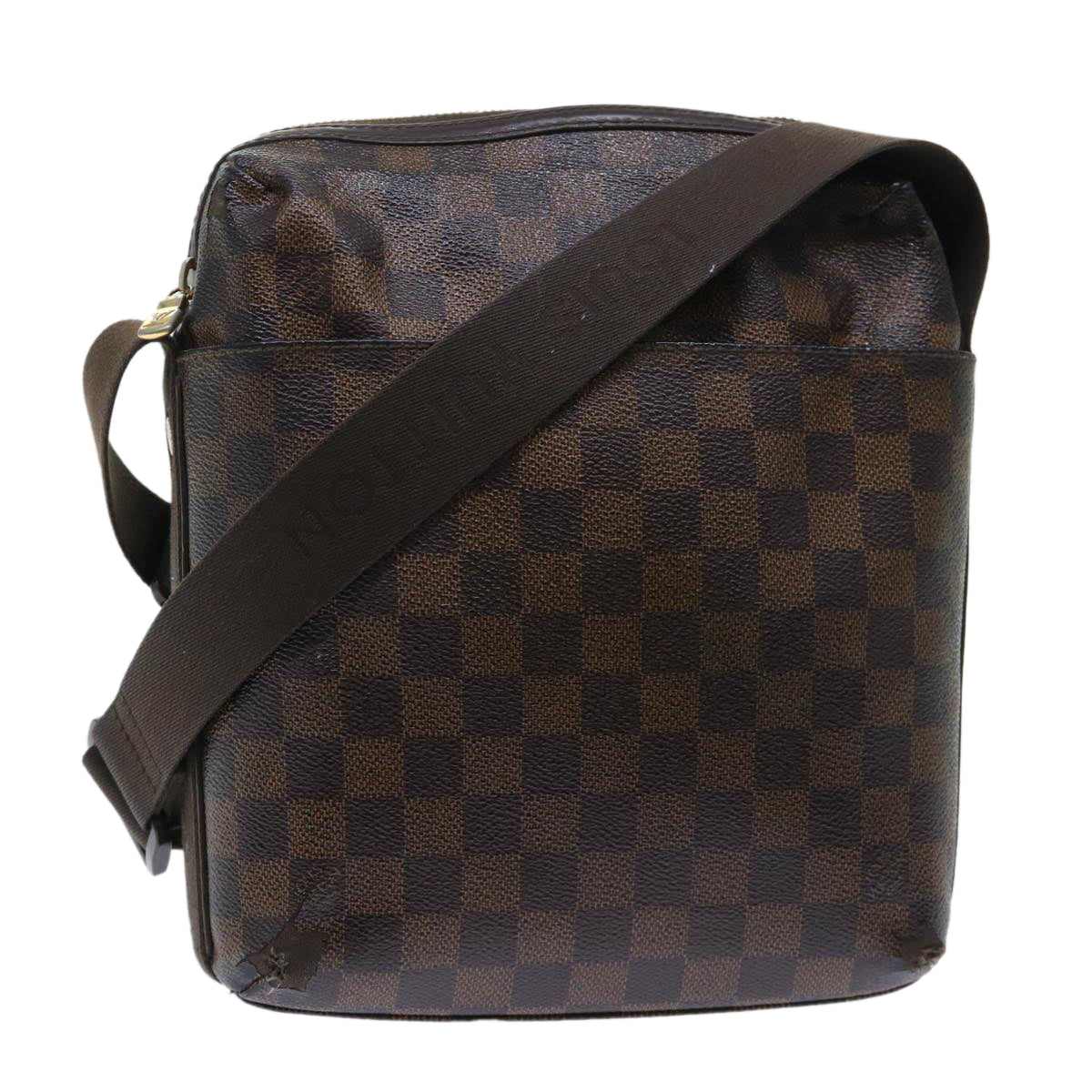 LOUIS VUITTON Damier Ebene Trotteur Beaubourg Shoulder Bag N41135 LV Auth bs7561