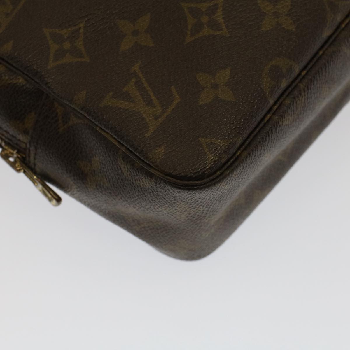 LOUIS VUITTON Monogram Trousse Toilette 28 Clutch Bag M47522 LV Auth bs7606