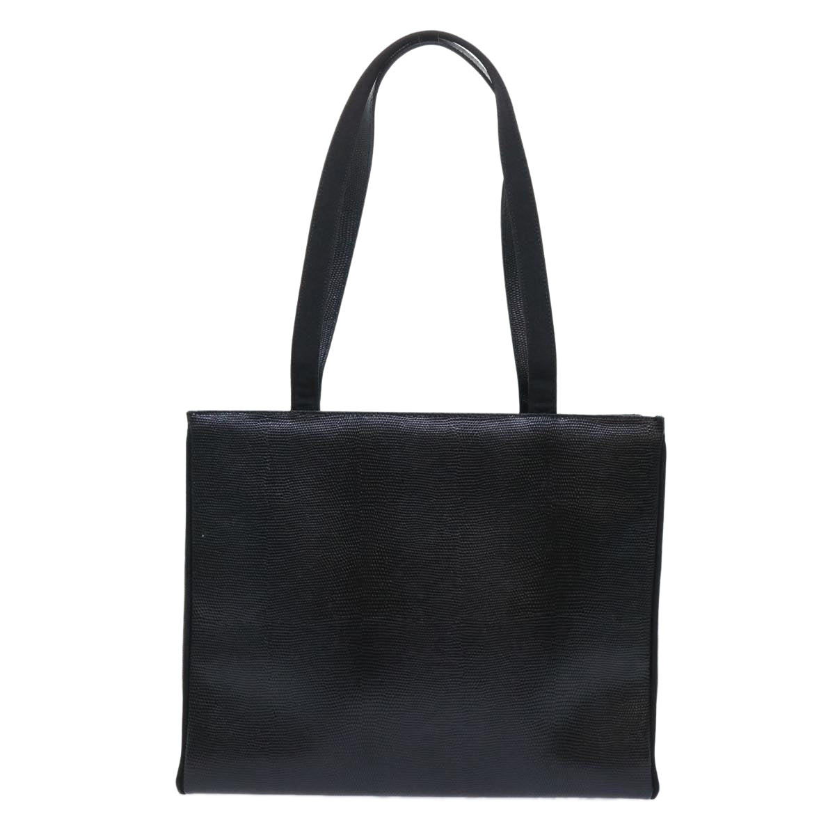Salvatore Ferragamo Shoulder Bag Leather Black Auth bs7628