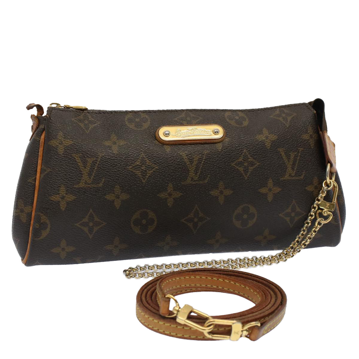 LOUIS VUITTON Monogram Eva Shoulder Bag 2way M95567 LV Auth bs7638