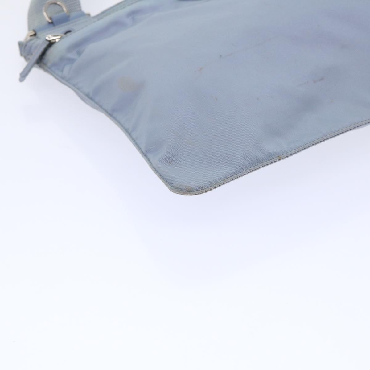PRADA Shoulder Bag Nylon Light Blue Auth bs7685