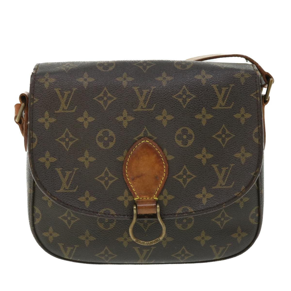 LOUIS VUITTON Monogram Saint Cloud GM Shoulder Bag M51242 LV Auth bs7691