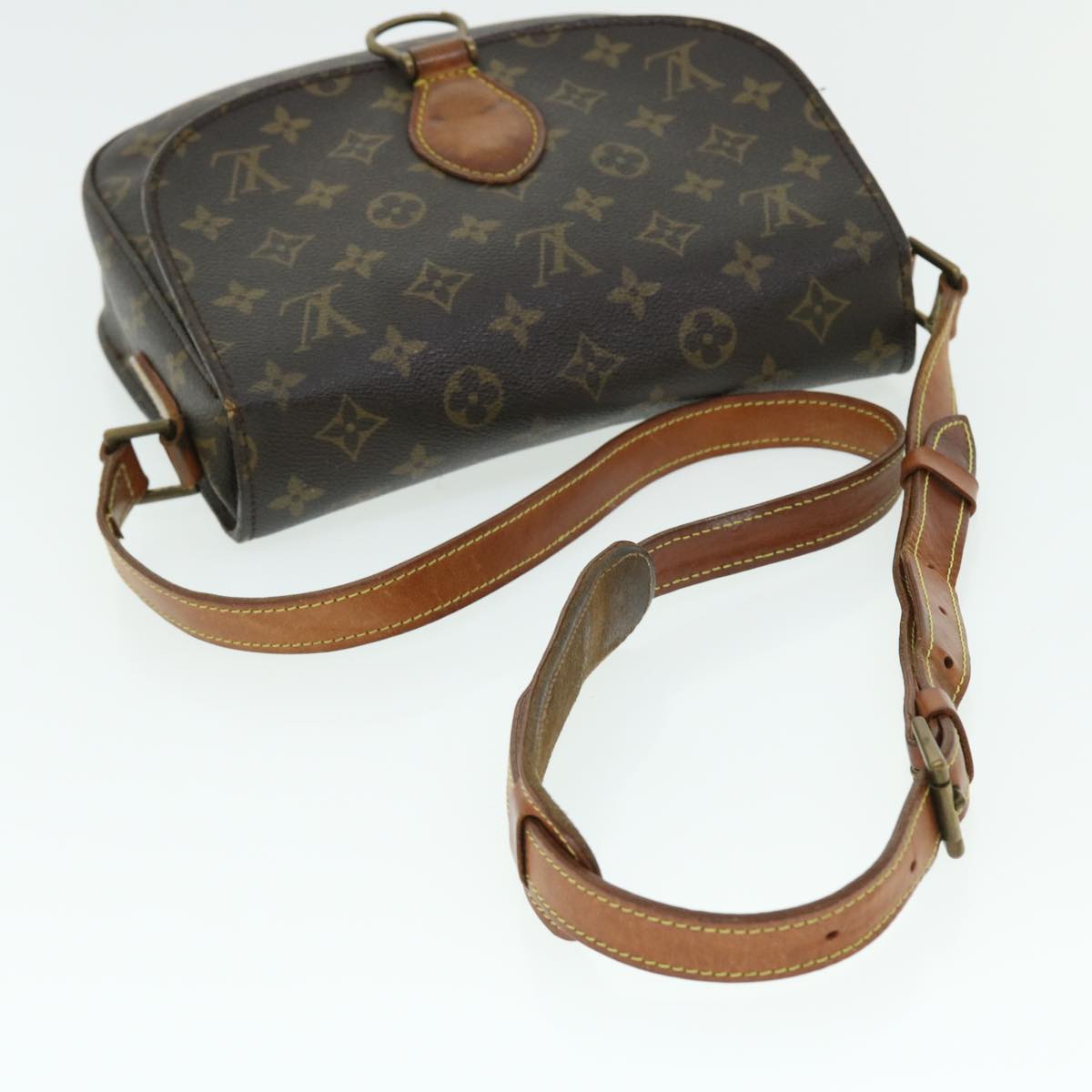 LOUIS VUITTON Monogram Saint Cloud GM Shoulder Bag M51242 LV Auth bs7691