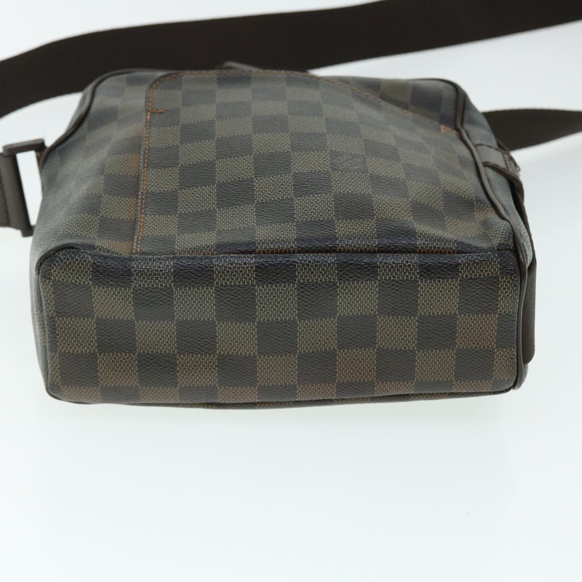 LOUIS VUITTON Damier Ebene Olaf PM Shoulder Bag N41442 LV Auth bs7693