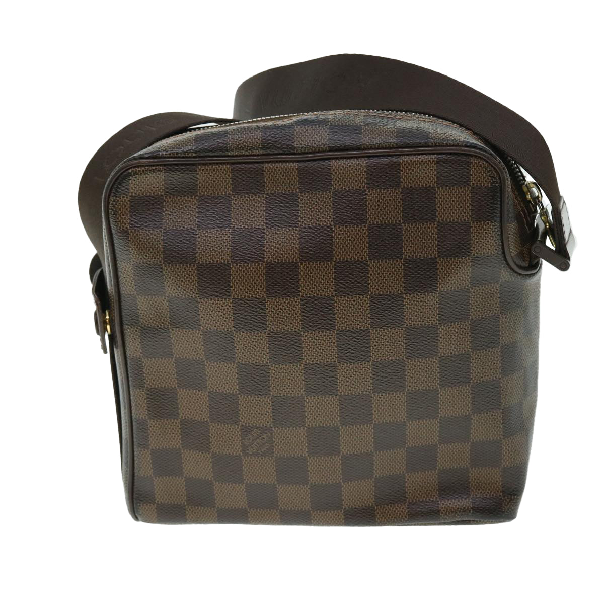 LOUIS VUITTON Damier Ebene Olaf PM Shoulder Bag N41442 LV Auth bs7693