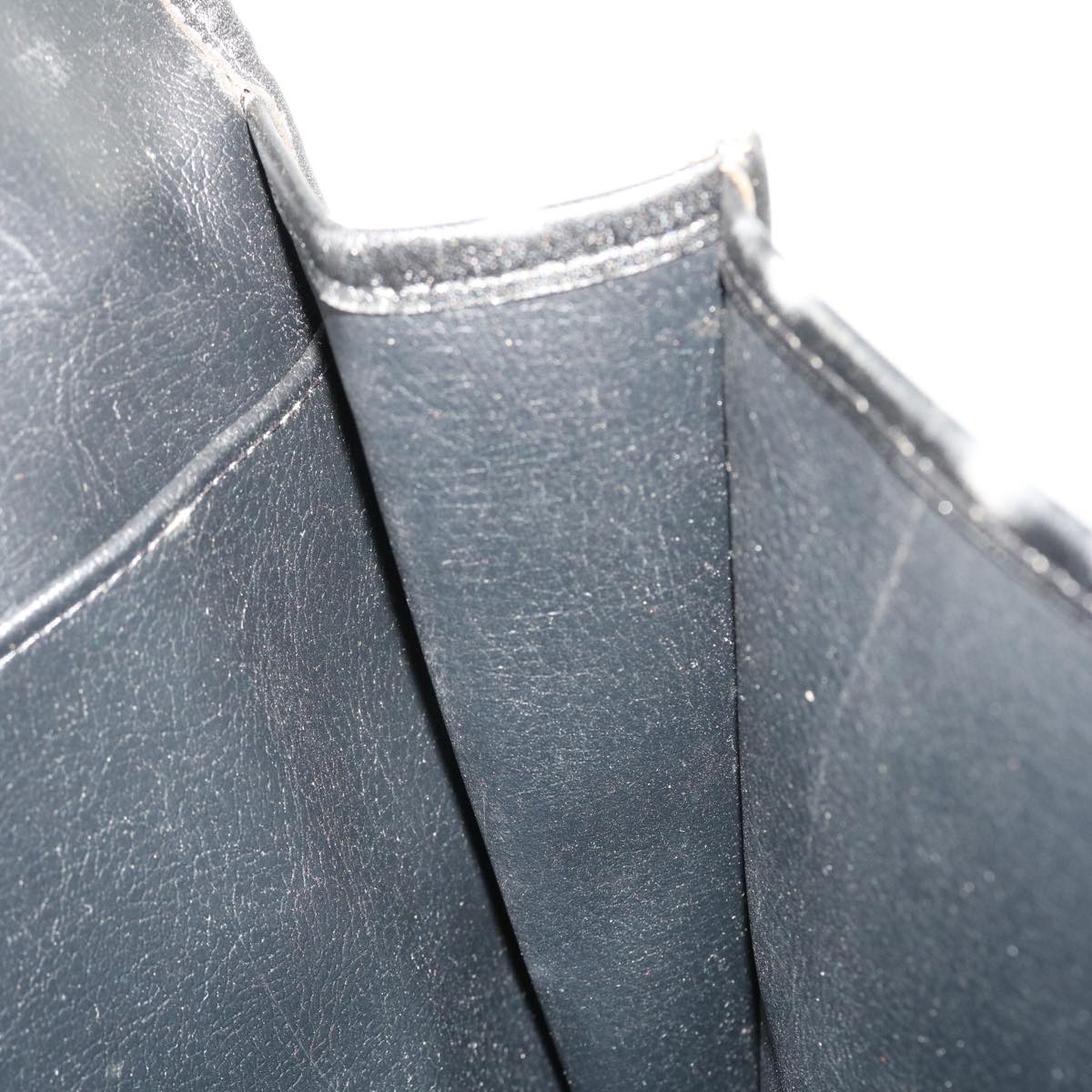 Burberrys Nova Check Clutch Bag Canvas Leather Black Beige Auth bs7695
