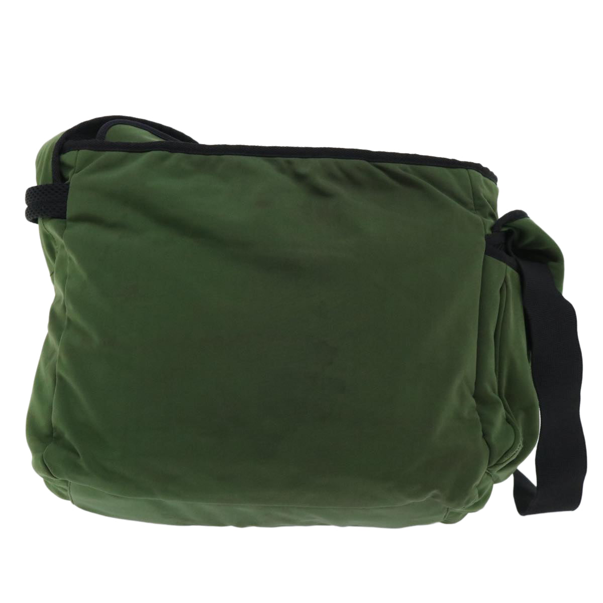 Miu Miu Shoulder Bag Nylon Green Auth bs7704 - 0