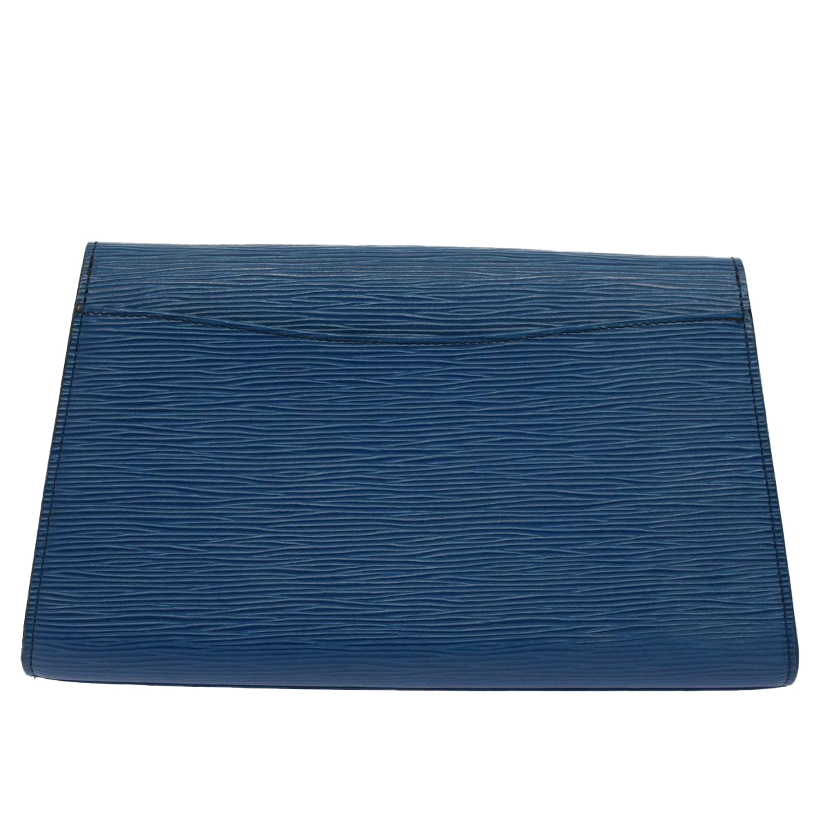 LOUIS VUITTON Epi Art Deco Clutch Bag Blue M52635 LV Auth bs7725