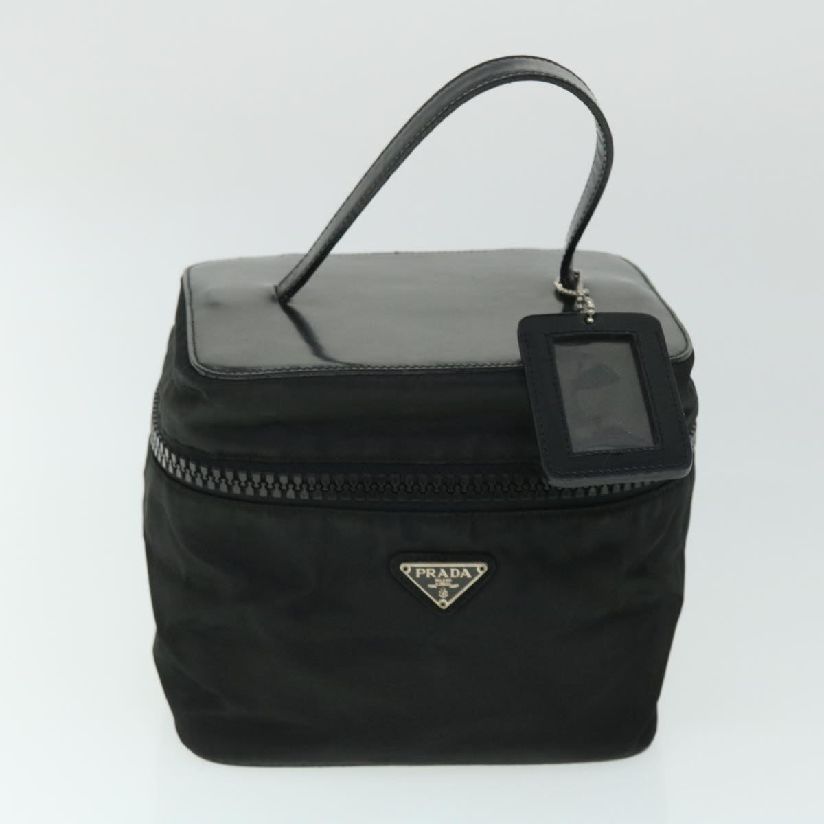 PRADA Shoulder Bag Nylon 2Set Black Auth bs7759