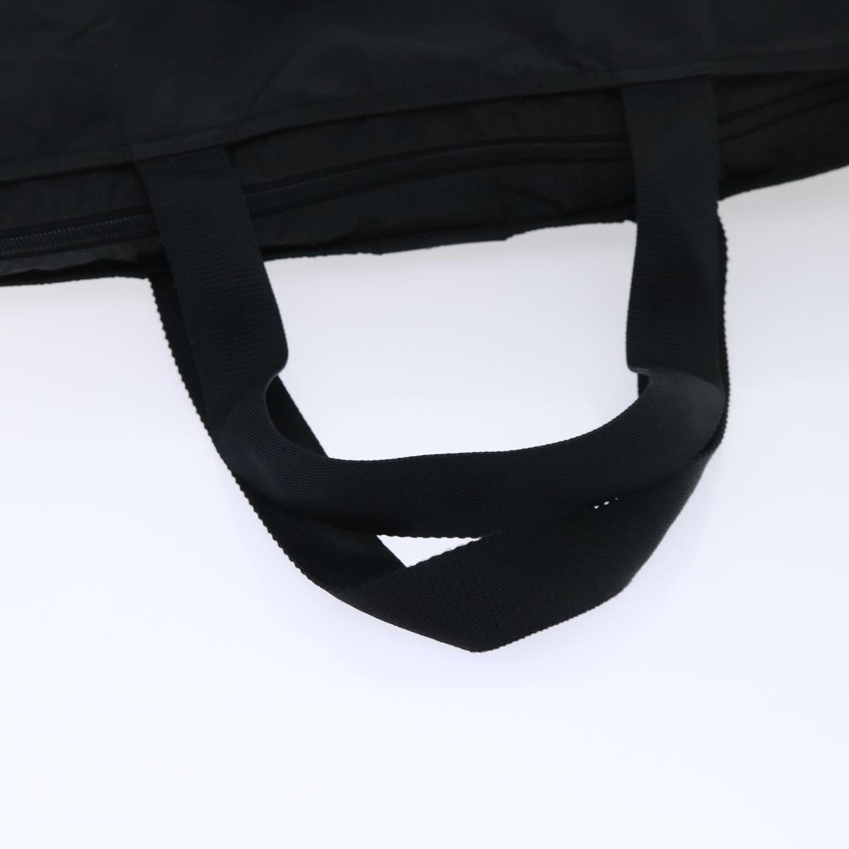 PRADA Tote Bag Nylon Black Auth bs7767