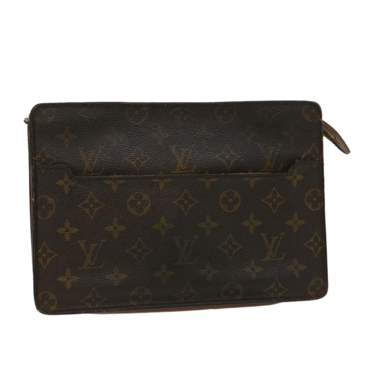 LOUIS VUITTON Monogram Pochette Homme Clutch Bag M51795 LV Auth bs7776