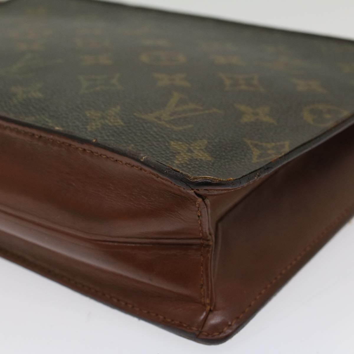 LOUIS VUITTON Monogram Pochette Homme Clutch Bag M51795 LV Auth bs7776