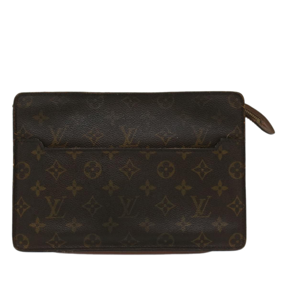 LOUIS VUITTON Monogram Pochette Homme Clutch Bag M51795 LV Auth bs7776