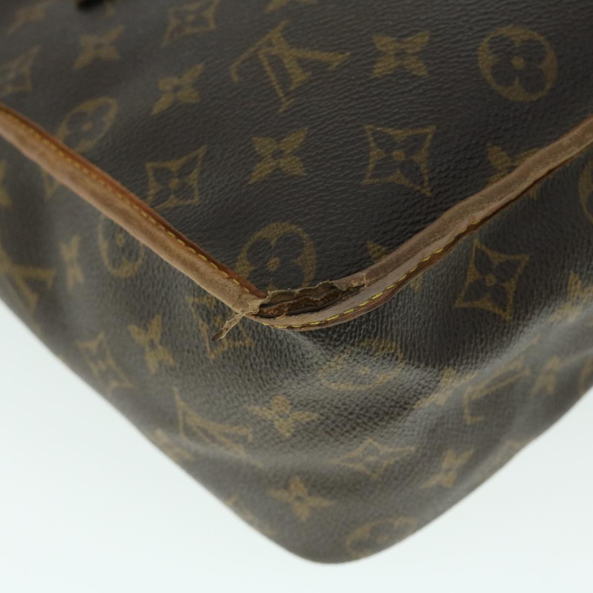 LOUIS VUITTON Monogram Gibeciere GM Shoulder Bag M42246 LV Auth bs7791