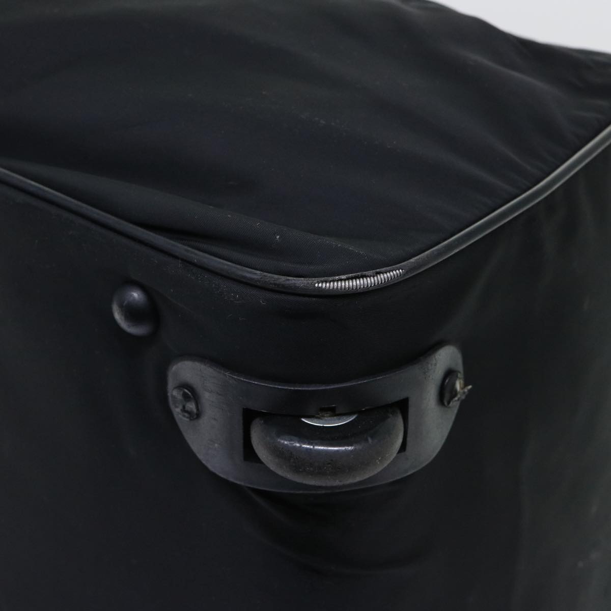PRADA Suitcase Nylon 2way Black Auth bs7820