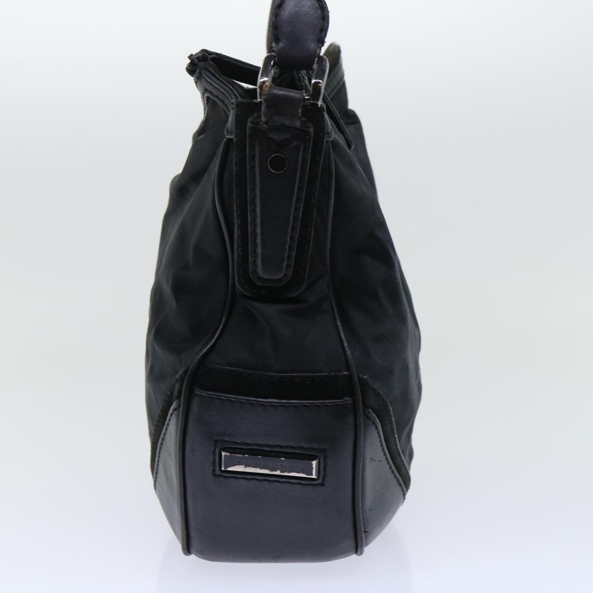 BURBERRY Shoulder Bag Nylon Black Auth bs7847