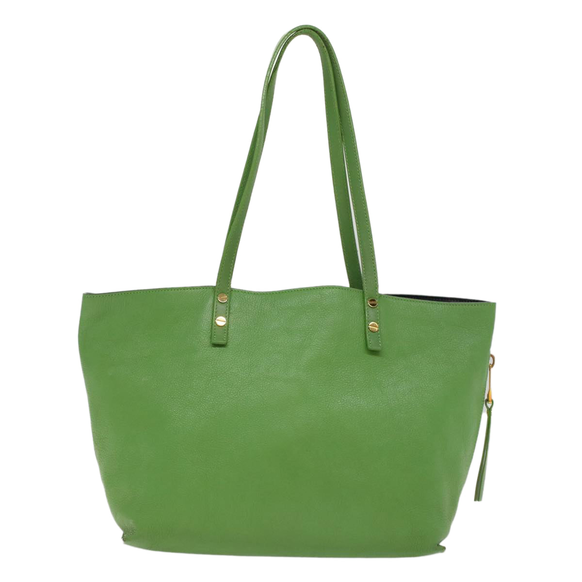 Chloe Shoulder Bag Leather Green Auth bs7864 - 0