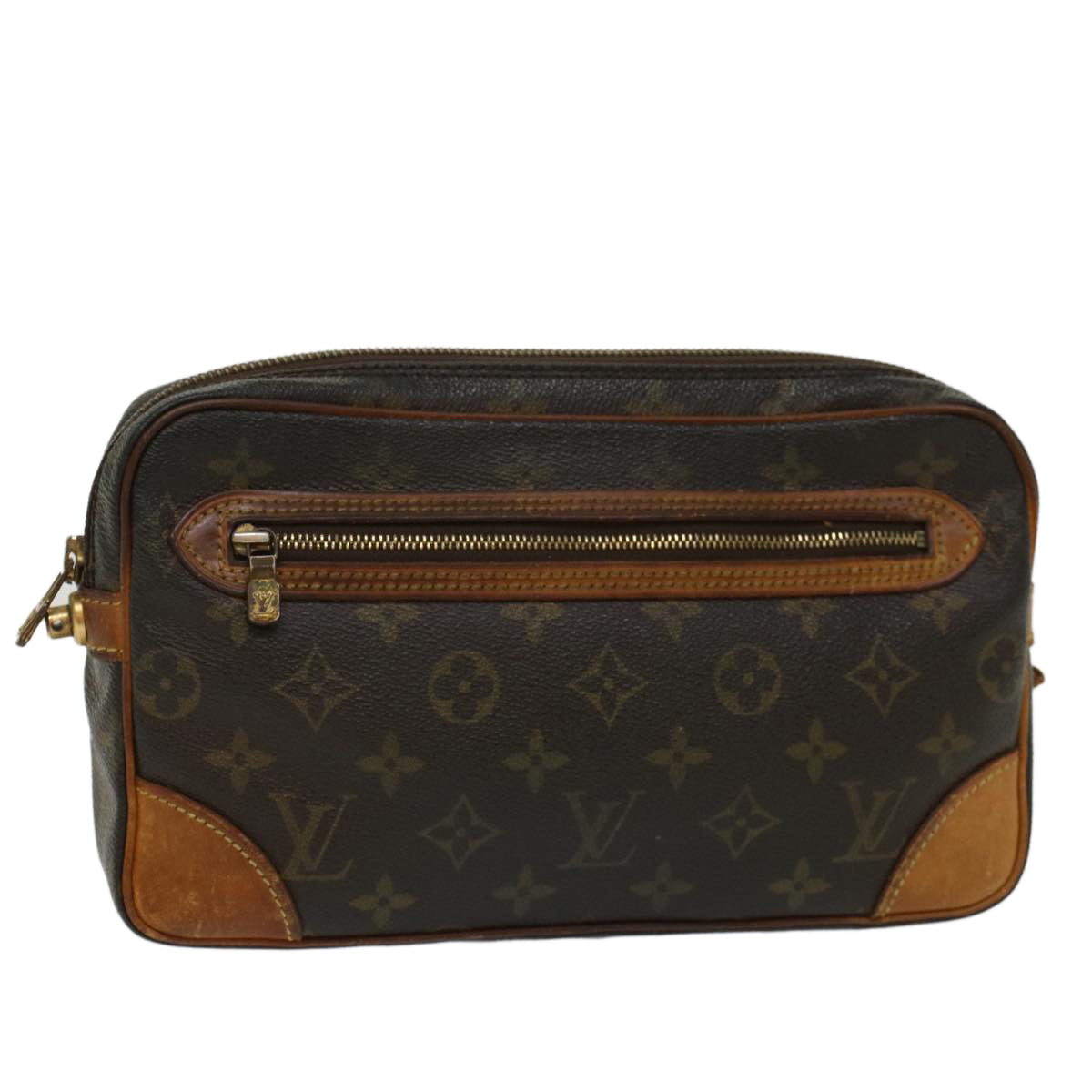 LOUIS VUITTON Monogram Marly Dragonne PM Clutch Bag M51827 LV Auth bs7877