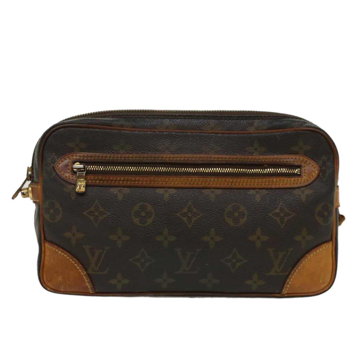 LOUIS VUITTON Monogram Marly Dragonne PM Clutch Bag M51827 LV Auth bs7877