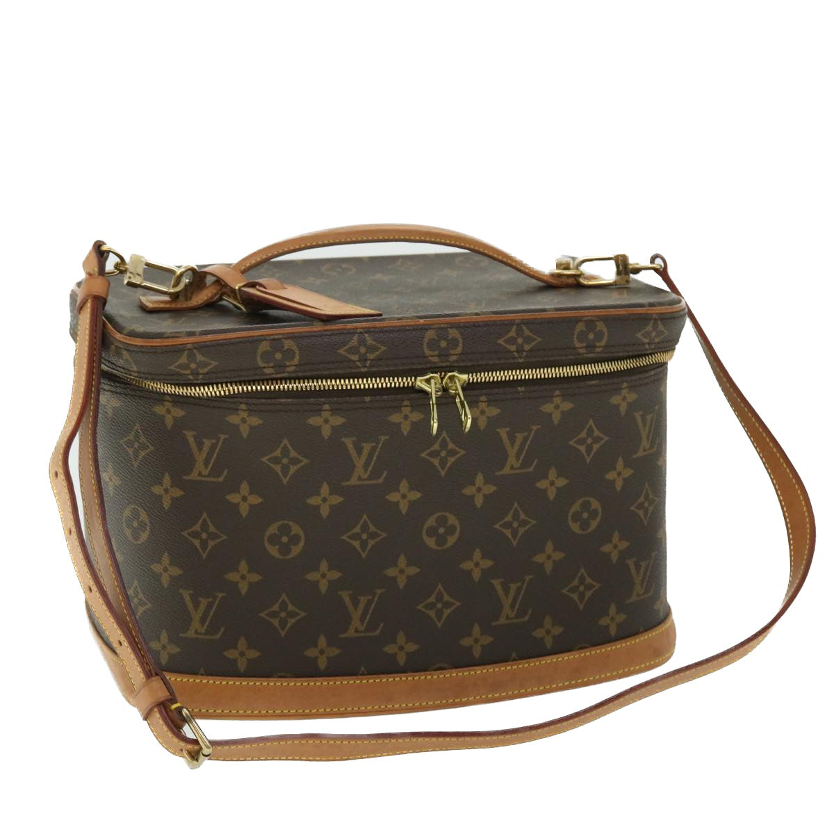 LOUIS VUITTON Monogram Nice Hand Bag M47280 LV Auth bs7879