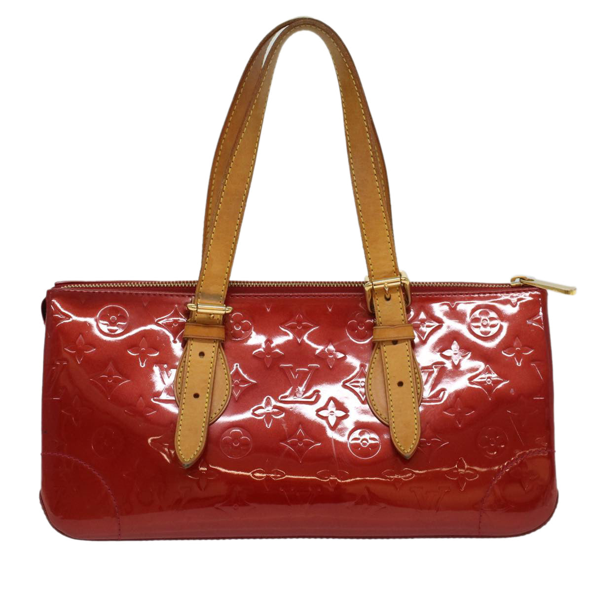 LOUIS VUITTON Monogram Vernis Rosewood Avenue Hand Bag Red M93507 LV Auth bs7894 - 0