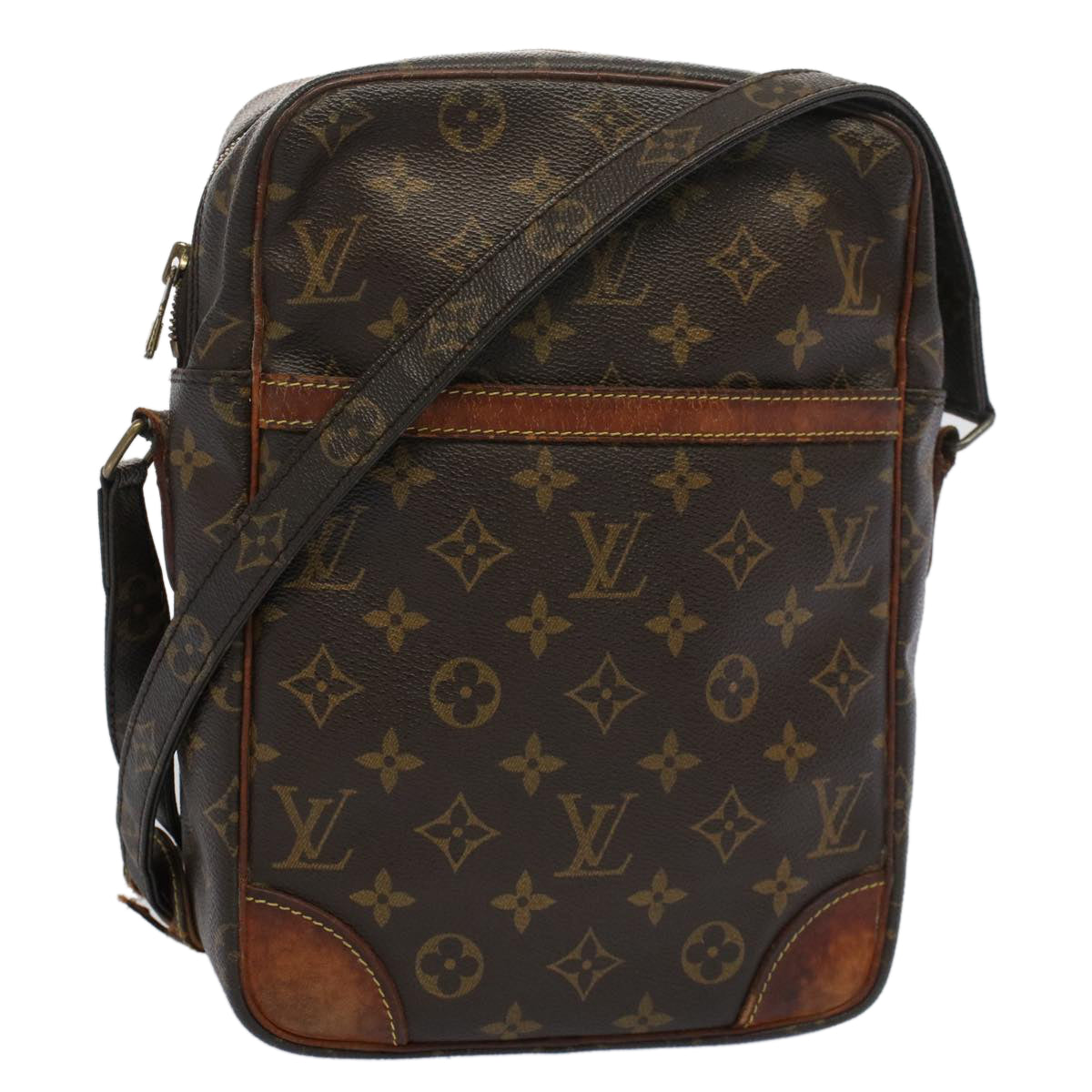 LOUIS VUITTON Monogram Danube MM Shoulder Bag M45264 LV Auth bs7904